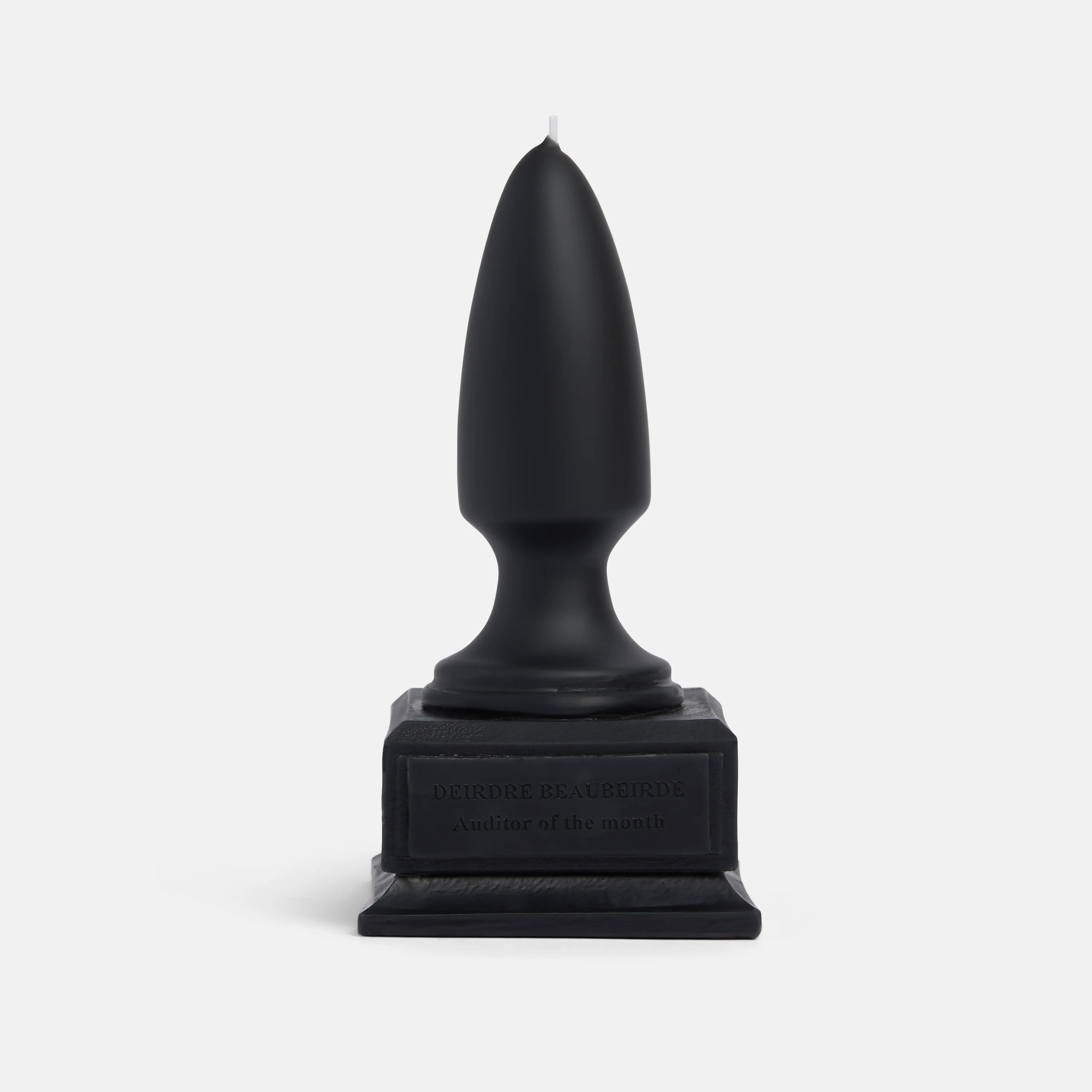 Auditor of the Month Trophy Candle