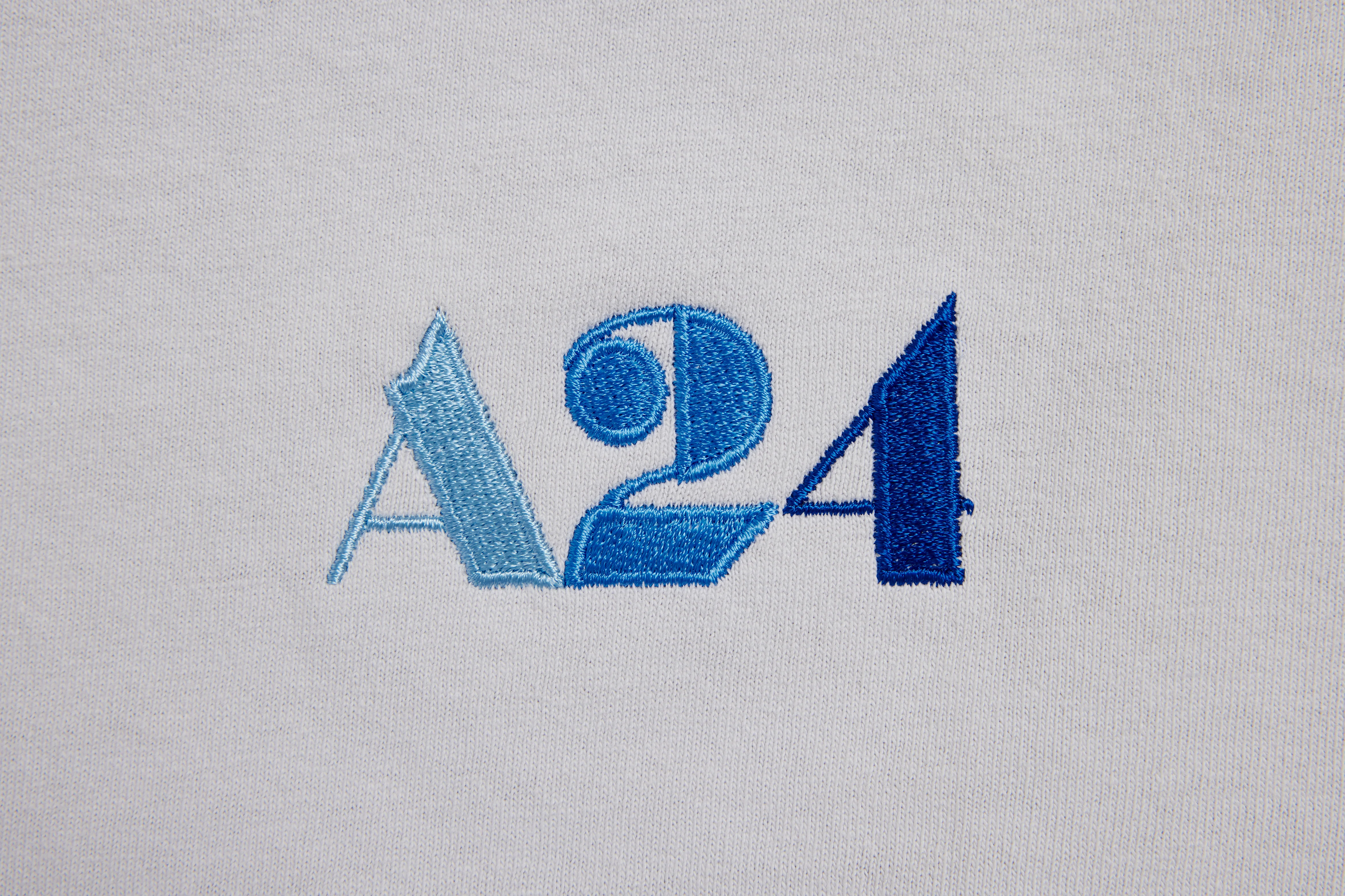 Blue Fade Embroidered Logo Long Sleeve - Image 2