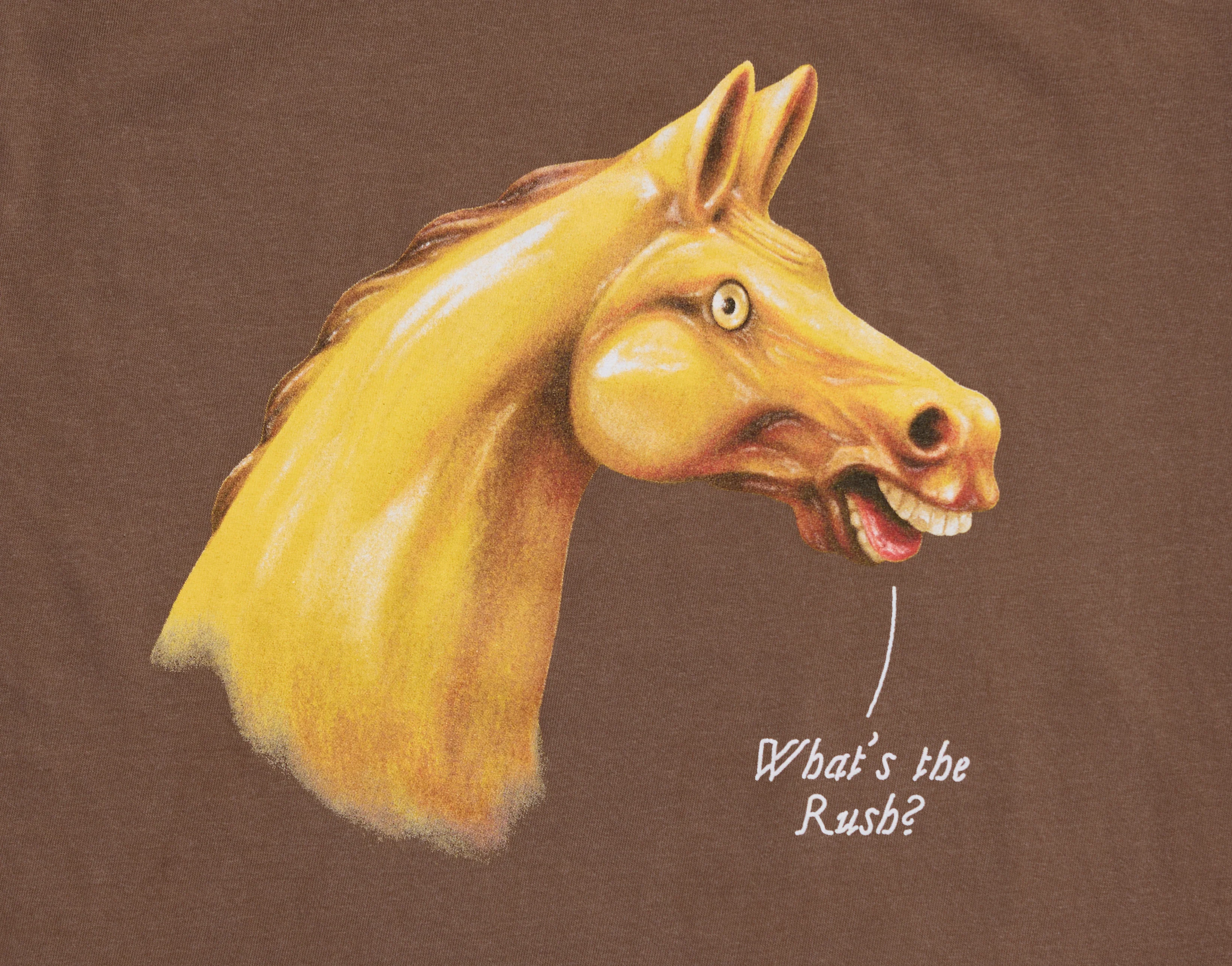 We Live In Time Carousel Horse Tee - Image 2